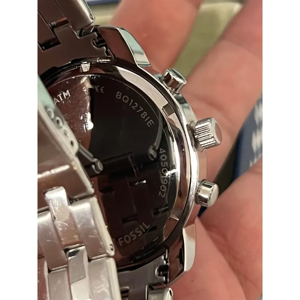 Fossil BQ1278IE Men's 3-Subdial Chronograph Watch